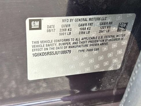 Used 2018 Cadillac CT6 Luxury AWD/4WD image 17