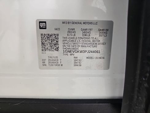 Certified 2023 Chevrolet Traverse LT AWD/4WD image 42