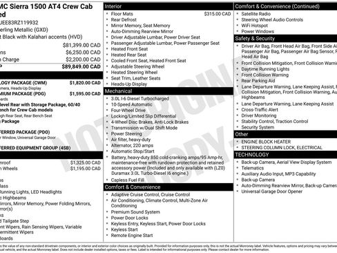 Used 2024 GMC Sierra 1500 AT4 w/ Technology Package AWD/4WD image 2