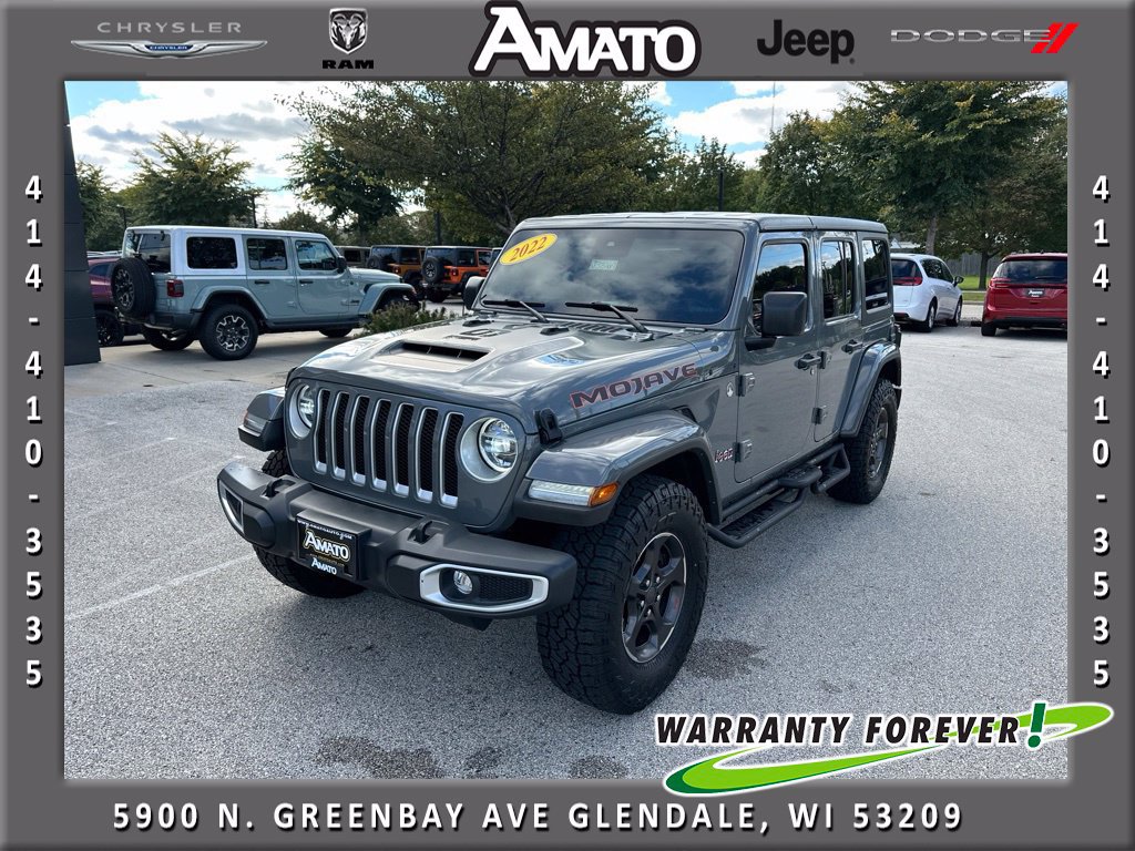 Used 2022 Jeep Wrangler Unlimited Sahara w/ LED Lighting Group AWD/4WD image 1