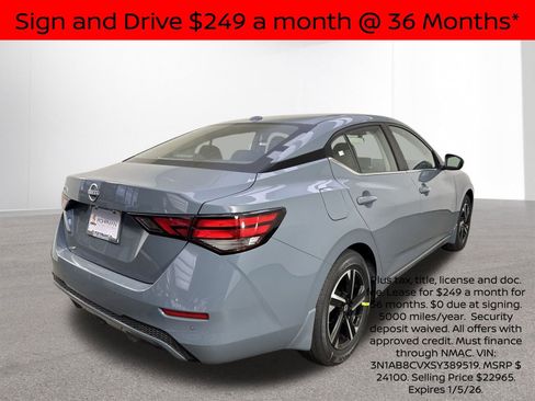 New 2025 Nissan Sentra SV image 34