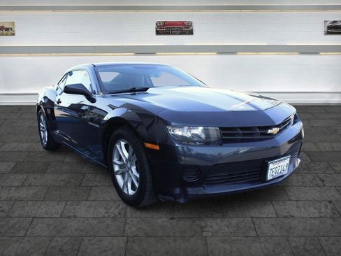 Used 2014 Chevrolet Camaro LS w/ Silver Rally Stripe Package RWD image 1