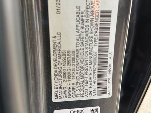 Certified 2023 Honda Accord EX-L image 18