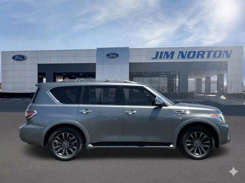 Used 2019 Nissan Armada Platinum w/ Captain's Chairs Package AWD/4WD image 3