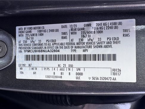 Used 2022 Ford Escape SEL image 43