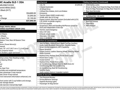 Used 2019 GMC Acadia SLE image 12