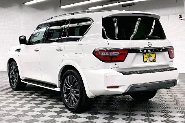 Used 2021 Nissan Armada Platinum w/ Captain's Chairs Package AWD/4WD image 2