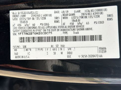 Used 2019 Ford F250 XL w/ STX Appearance Package AWD/4WD image 18