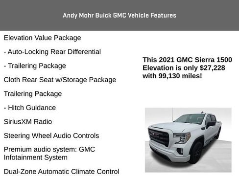 Used 2021 GMC Sierra 1500 Elevation image 8
