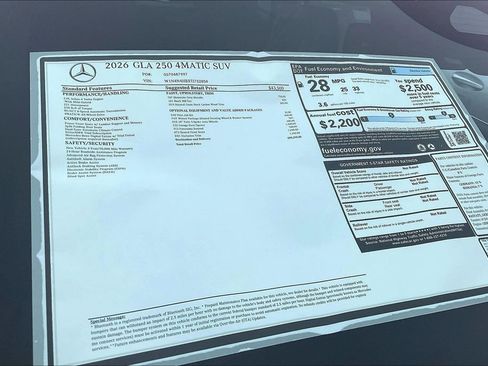 New 2026 Mercedes-Benz GLA 250 4MATIC image 12