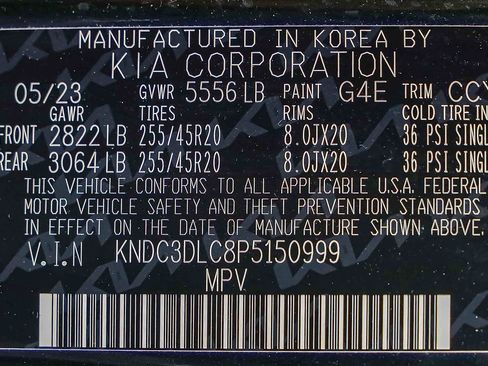 Certified 2023 Kia EV6 GT-Line AWD/4WD image 29