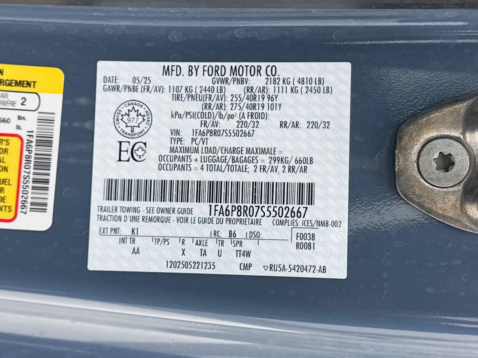 Used 2025 Ford Mustang Dark Horse RWD image 37