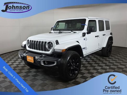 Used 2025 Jeep Wrangler Unlimited Sahara w/ Safety Group AWD/4WD image 1