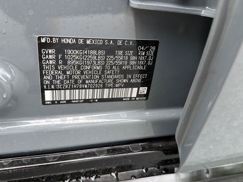 New 2027 Honda HR-V EX-L image 35