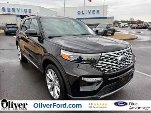 Certified 2022 Ford Explorer Platinum w/ Equipment Group 601A AWD/4WD image 1