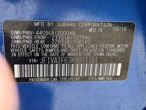 Used 2019 Subaru WRX Premium AWD/4WD image 31