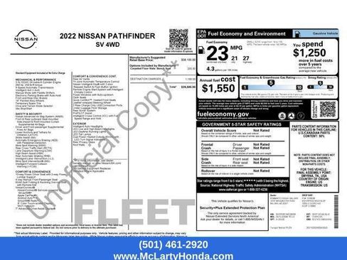 Used 2022 Nissan Pathfinder SV AWD/4WD image 13