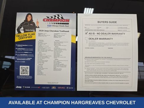 Used 2020 Jeep Cherokee Trailhawk w/ Comfort/Convenience Group AWD/4WD image 44