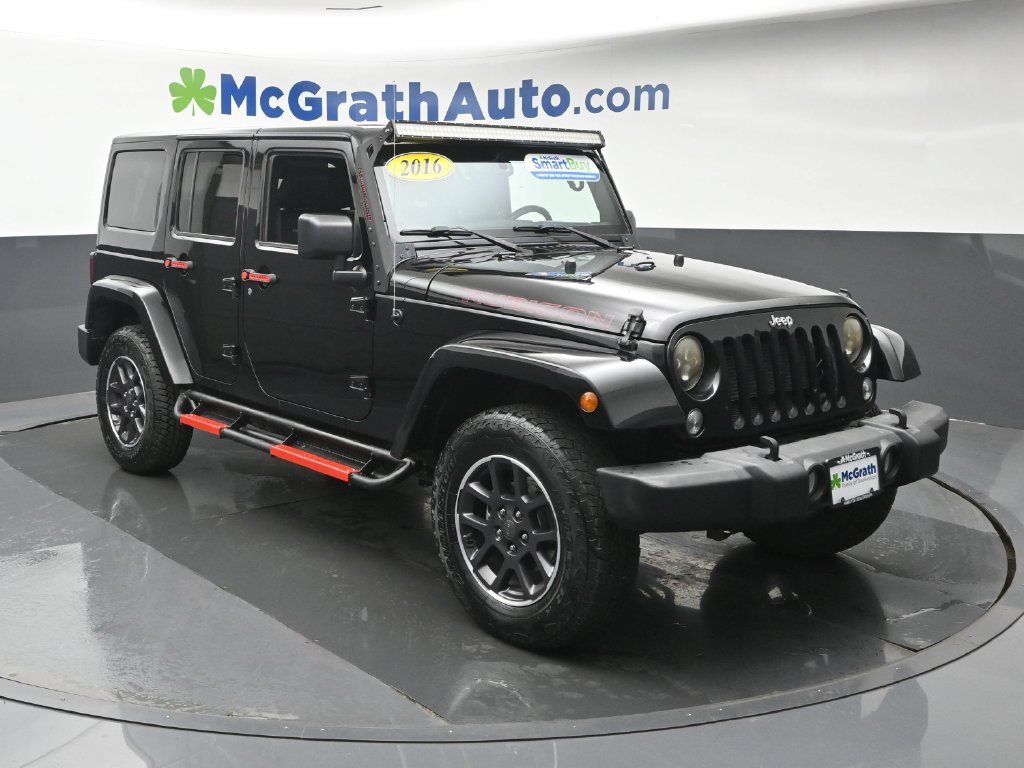 Used 2016 Jeep Wrangler Unlimited Rubicon w/ Max Tow Package AWD/4WD image 2