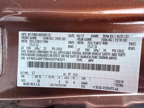 Used 2017 Ford Escape S FWD image 19