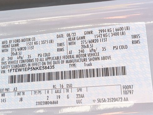 Used 2022 Ford F150 XL w/ STX Appearance Package image 33