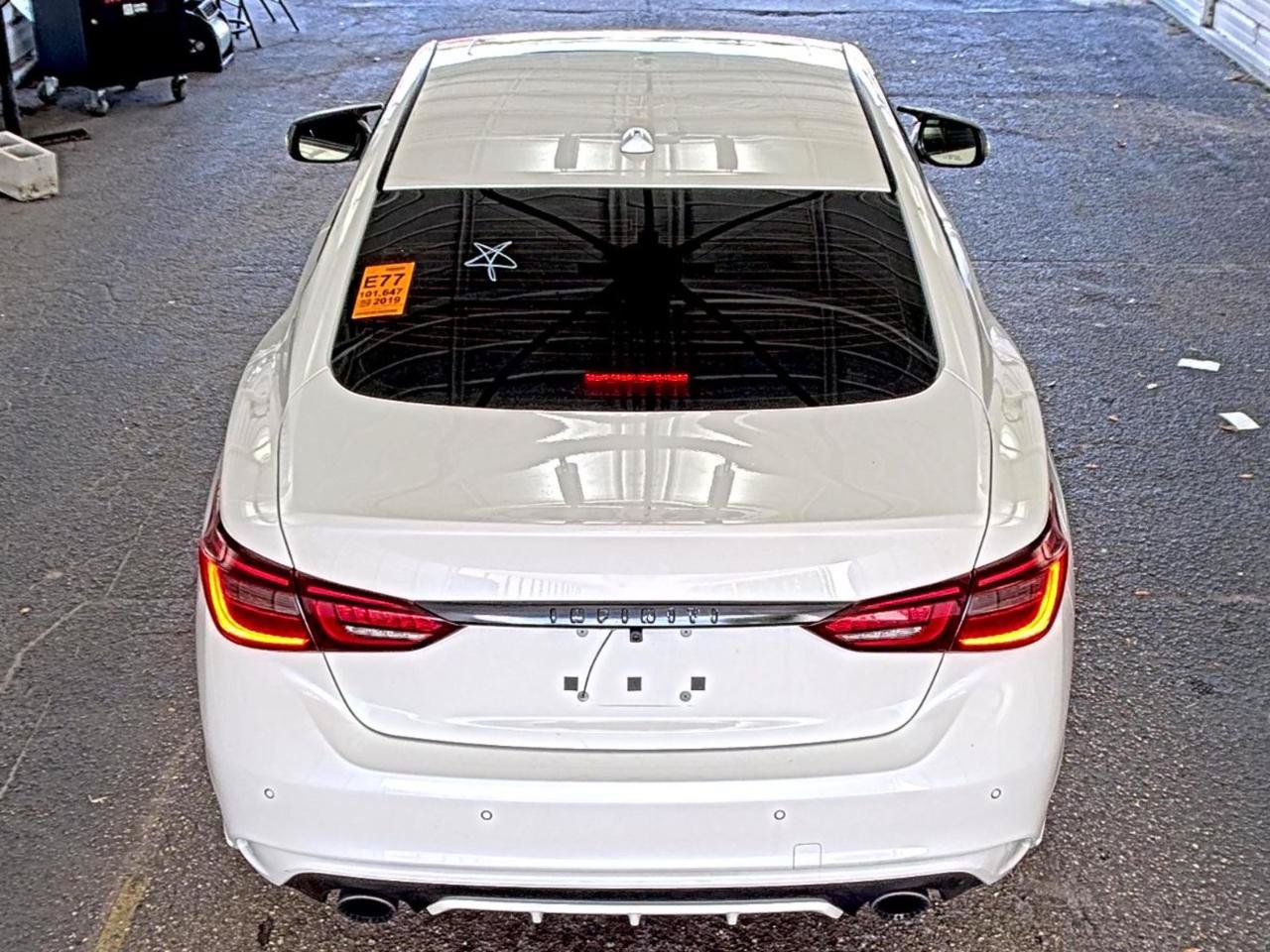 Used 2019 INFINITI Q50 Red Sport 400 w/ Sensory Package AWD/4WD image 3