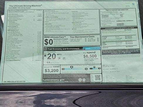 New 2025 BMW 760i xDrive image 17