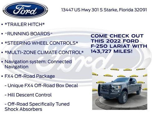 Certified 2022 Ford F250 Lariat w/ Lariat Ultimate Package AWD/4WD image 17