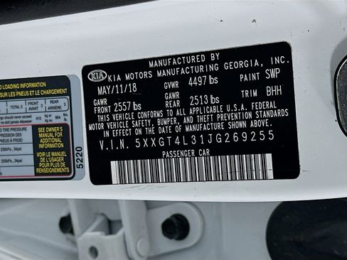 Used 2018 Kia Optima LX w/ 17" Alloy Wheels Package image 12