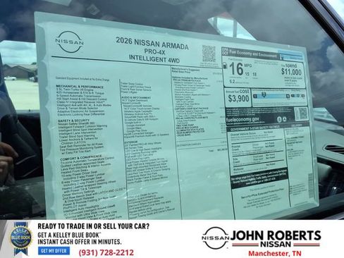 New 2026 Nissan Armada PRO-4X AWD/4WD image 20