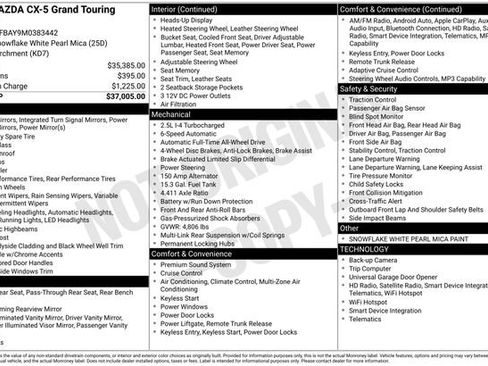 Used 2021 MAZDA CX-5 Grand Touring Reserve image 35