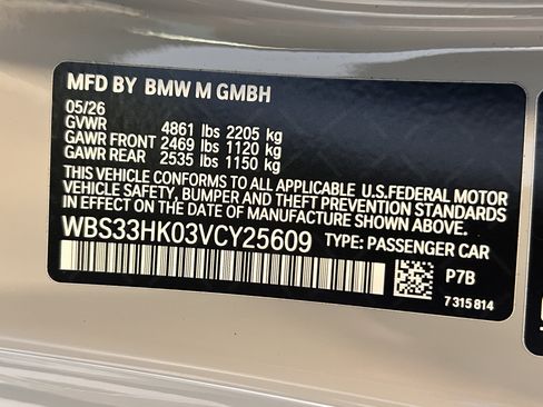 New 2027 BMW M4 xDrive Competition w/ Executive Package AWD/4WD image 16