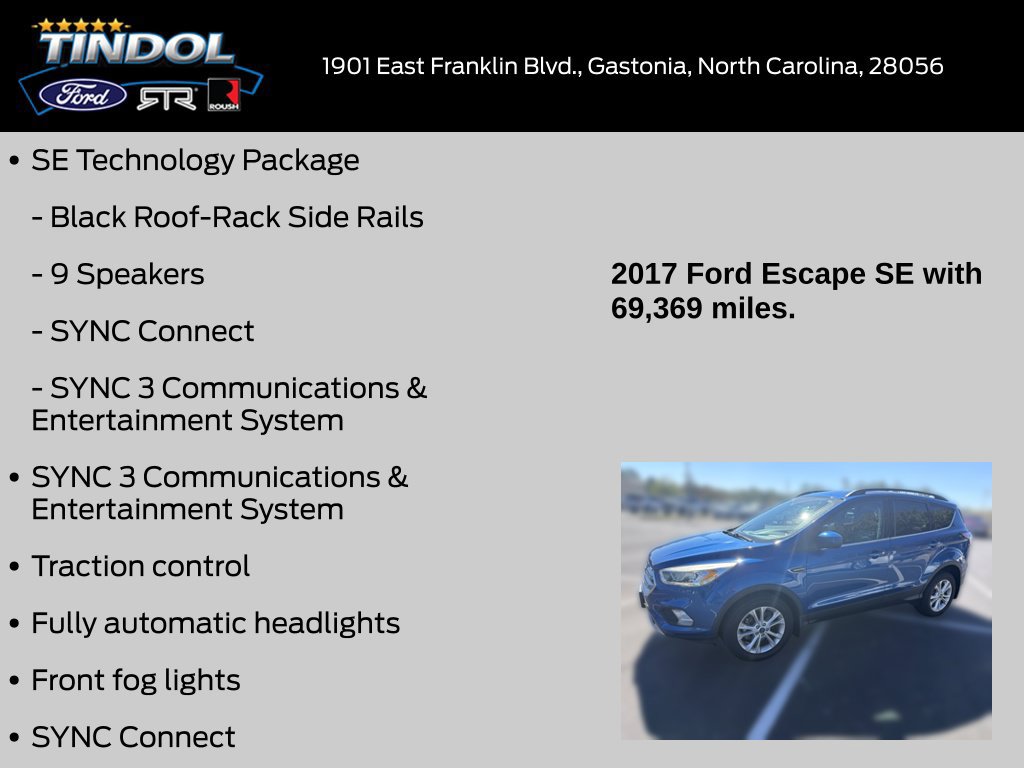 Used 2017 Ford Escape SE w/ Equipment Group 201A FWD image 13