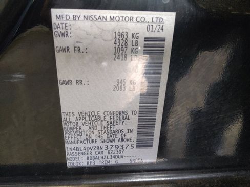 Used 2024 Nissan Altima 2.5 SV FWD image 33