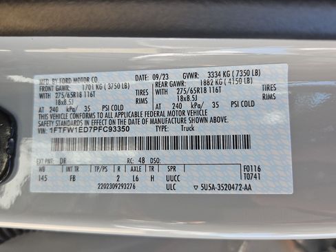 Used 2023 Ford F150 XLT w/ Equipment Group 302A High image 35