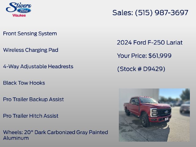 Used 2024 Ford F250 Lariat w/ Lariat Ultimate Package AWD/4WD image 30