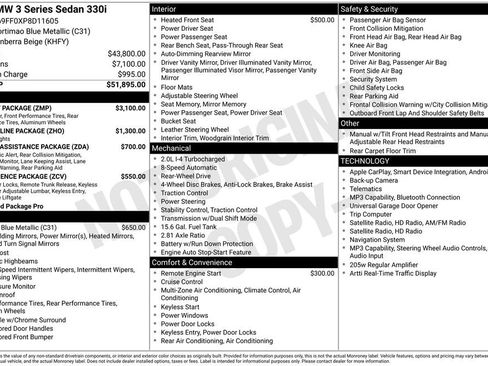 Used 2023 BMW 330i Sedan w/ M Sport Package RWD image 11