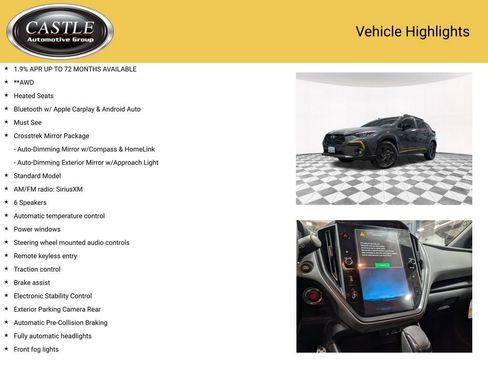 Used 2025 Subaru Crosstrek 2.5i Sport w/ Crosstrek Mirror Package AWD/4WD image 4
