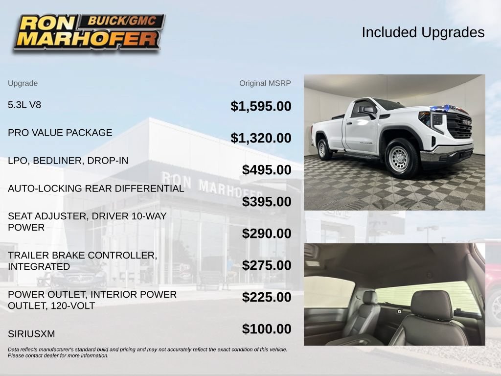 Used 2024 GMC Sierra 1500 Pro w/ Pro Value Package AWD/4WD image 6