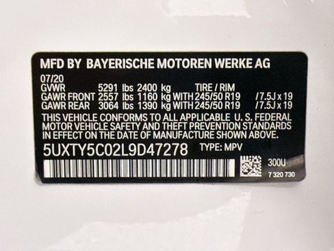 Used 2020 BMW X3 xDrive30i w/ Convenience Package AWD/4WD image 18