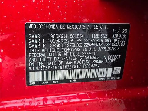 New 2026 Honda HR-V Sport image 16