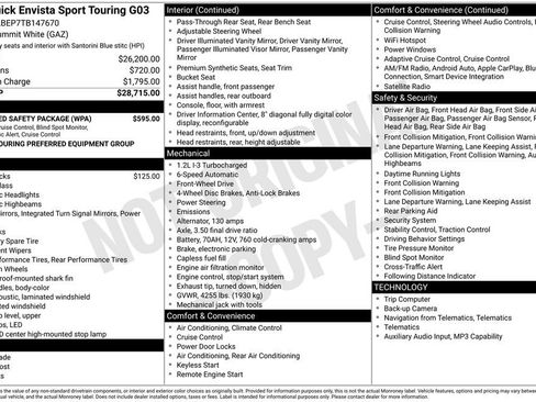 New 2026 Buick Envista Sport Touring w/ Advanced Safety Package FWD image 38