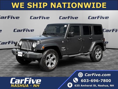 Used 2018 Jeep Wrangler Unlimited Sahara w/ Connectivity Group AWD/4WD image 1