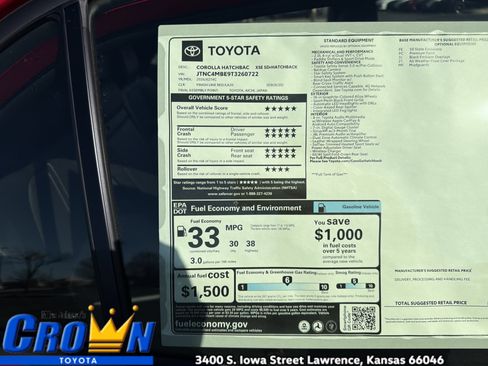 New 2026 Toyota Corolla XSE image 40