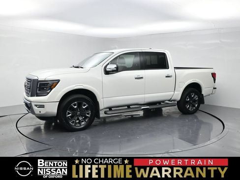 Used 2023 Nissan Titan Platinum Reserve w/ Off Road Protection Package AWD/4WD image 1