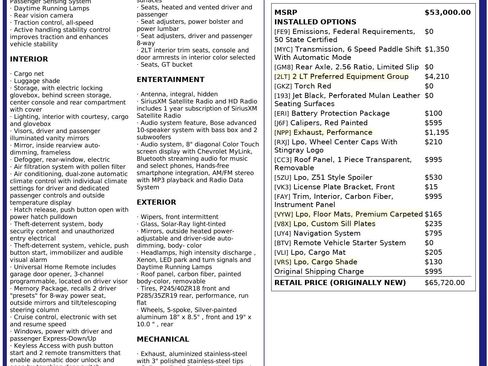 Used 2014 Chevrolet Corvette Stingray Coupe w/ 2LT Preferred Equipment Group image 2