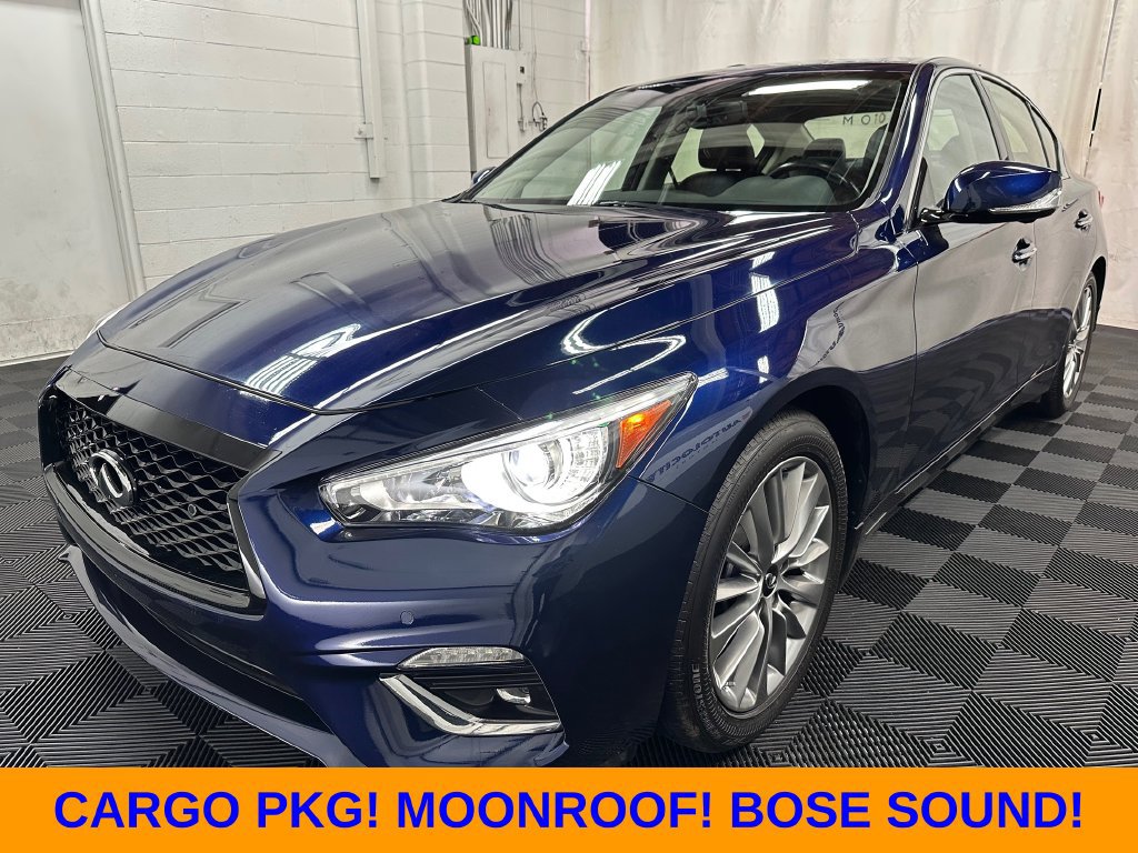 Used 2022 INFINITI Q50 Luxe w/ Cargo Package AWD/4WD image 1