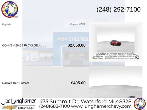 New 2026 Chevrolet Equinox LT w/ Convenience Package II FWD image 7