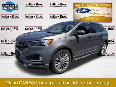 Certified 2021 Ford Edge Titanium w/ Equipment Group 301A AWD/4WD image 4