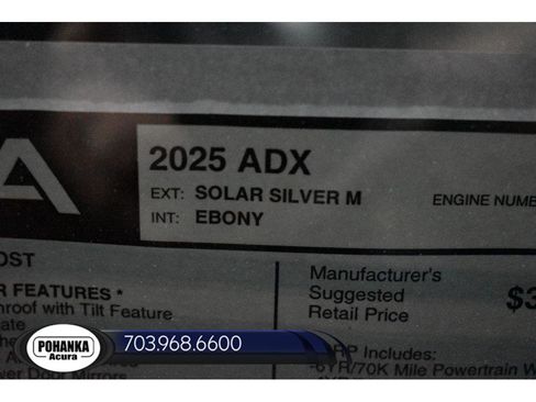 New 2025 Acura ADX FWD image 35